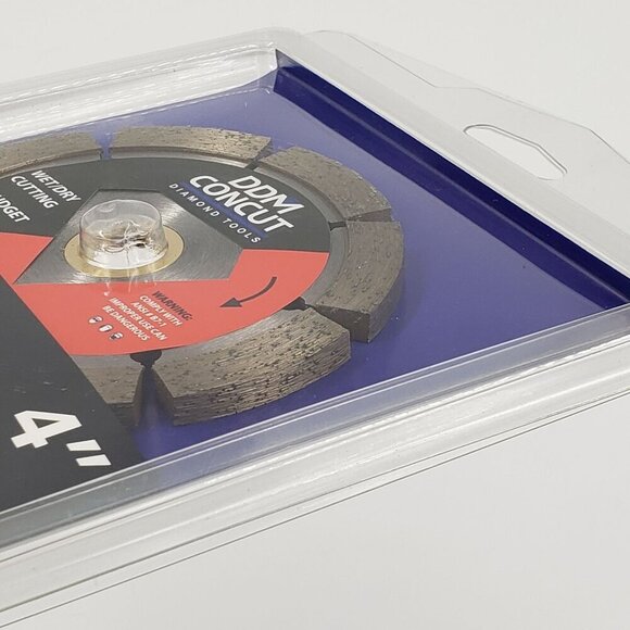 DDM Concut Diamond Wet Dry Tuck Point 4" Blade Angle Grinder Mortar Joints NEW - Picture 2 of 6